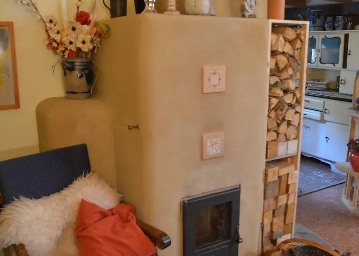 Tatil Evi Rotes Kreativ-ferienhaus Bad Lausick