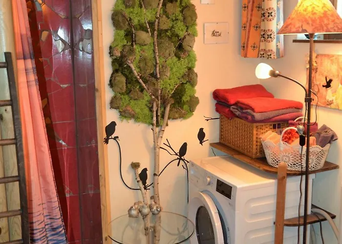 Rotes Kreativ-ferienhaus Tatil Evi *